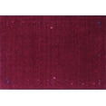 thumbnail image 1 of Ahgly Company Indoor Rectangle Abstract Purple Contemporary Area Rugs, 2' x 5', 1 of 4