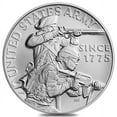 thumbnail image 2 of 1 oz U.S. Army Silver Medal (w/Box & COA), 2 of 5