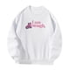 thumbnail image 1 of Sudadera de cuello redondo para hombre y mujer, camisa blanca holgada con estampado gráfico, Tops para chicas adolescentes, salir de calle para mujer, , , SG, 1 of 8