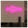thumbnail image 1 of Letrero De Neón Open Bienvenida, Ideal Para Restaurantes Comida Rápida, Decoración Personalizada Con Luz Regulable 58cm, 1 of 2