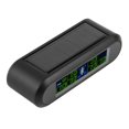 thumbnail image 2 of Qiilu Wireless Solar TPMS Tire Pressure Monitoring System LCD Monitor Alarm with 6 External Sensors, Car TMPS, Solar Powered TPMS, 2 of 8
