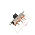 thumbnail image 3 of Unique Bargains 5 Pcs 8 Broches PCB 3 Positions On/On/On DP3T 2P3T Mini Interrupteur Coulissant, 3 of 5