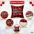 thumbnail image 3 of , Red and White Christmas Pillow Covers 18x18 Inch - Pack of 4 | Christmas Throw Pillow Covers, Christmas Plaid Pillow Covers | Farmhouse Christmas Pillow Covers for Plaid Christmas Decoration, 3 of 6