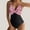 Pink, variant on Swimming Women s Swimwears Women's Piece Tennis Swimsuits with High Waisted Control Wrap Tie Back Monokini Front Design 1 Piece Swimwear Pink L