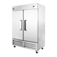 thumbnail image 4 of 54" Heavy Duty ChumartUSA Commercial 49 Cu.ft Upright 2 Door Reach In Freezer All stainless steel, 4 of 5