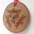 thumbnail image 2 of Zyler - Celtic Dragonfly Essential Oil Diffuser Ornament, Tree Slice Air Freshener, 2 of 5