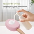 thumbnail image 5 of Bathway Lotion Applicator for Back, Feet, 2 Replacement Pads with 17" Curved Handle, Back Sunscreen Applicator for Kids, Elderly, Women, Apply Cream Medicine Moisturizer Tanner, Pink, 5 of 8