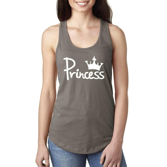 MmF - Women's Racerback Tank Top, up to Women Size 2XL - Princess Crown