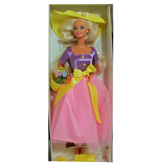 Spring Blossom Barbie Doll Blonde Avon Special Edition 1995 Mattel 15201 NEW