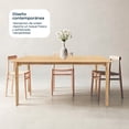 thumbnail image 2 of MESA DE COMEDOR 150X90 MADEIRA CHAPA ROBLE, 2 of 6