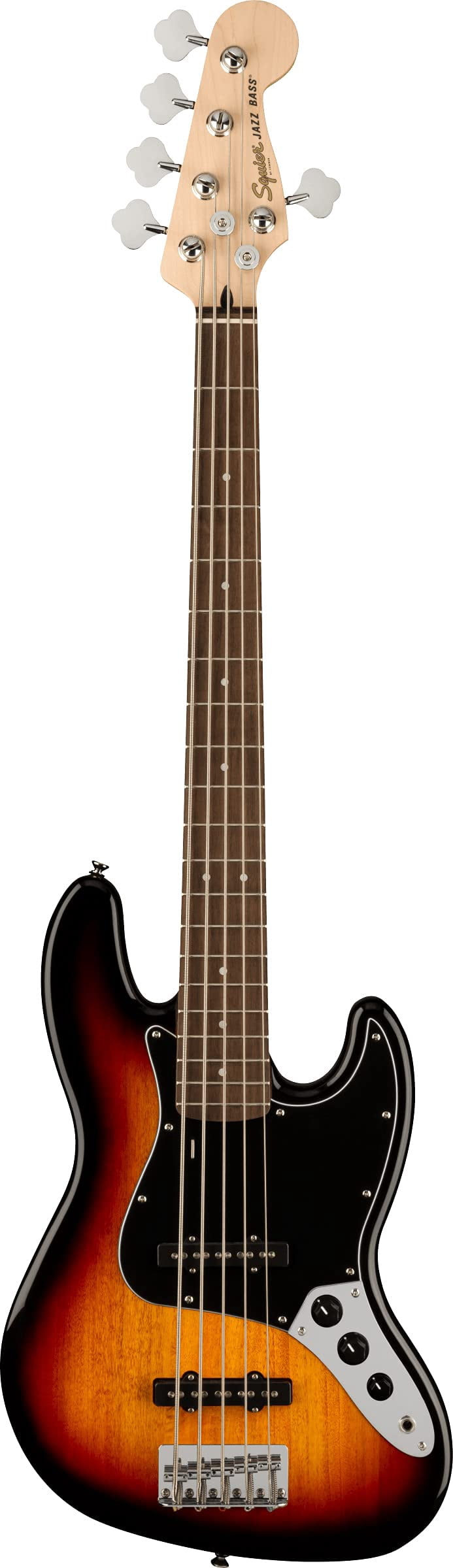 Fender Squier Affinity Jazz Bass V - 3 Color Sunburst w/ Rumble 15 Amplifier