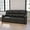 Black LeatherSoft, variant on Emma + Oliver Black LeatherSoft Sofa with Two Built-In Recliners