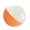 Orange color, variant on LED Crystal Sphere with Shatterproof ABS & Glass Home/Office Illusion Decor