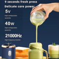 thumbnail image 2 of Portable Electric Juices Making Usb Charging Blender Ice Crusher For Fitness Gym, 2 of 4