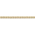 thumbnail image 2 of 14k Yellow Gold 24 Inch 3mm Concave Anchor Chain Necklace Pendant Charm, 2 of 8