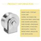 thumbnail image 5 of 2 Inch V Type Pulley Roller 304 Stainless Steel Sliding Gate Roller Wheel Bearing For Material Handling And Moving, 5 of 5