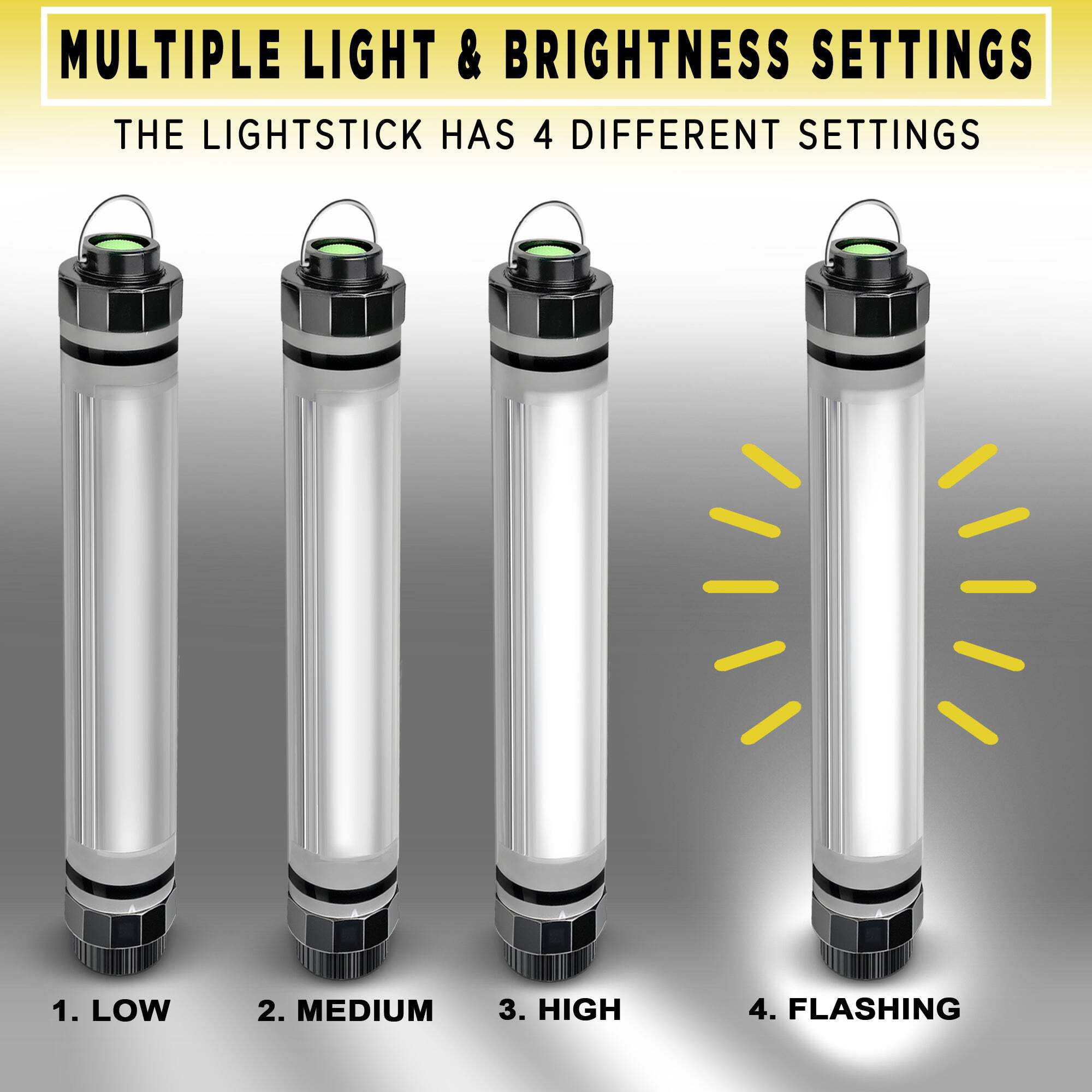 SunJack LightStick Waterproof LED Flashlight & Rechargeable Power Bank for Outdoor Activities 0.7 lb