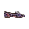 thumbnail image 2 of Donald J. Pliner Womens Leather Slip-On Loafers Purple 6.5 Medium (B,M), 2 of 3