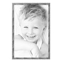 thumbnail image 2 of ArtToFrames 25" x 38" Hammered Steel Metallic Picture Frame, 25x38 inch Silver Wood Poster Frame (WOM-5264),  Pack, 2 of 7