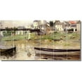 thumbnail image 1 of Ceramic Tile Mural-Berthe Morisot Waterfront Painting 102. 72" w x 36" h using (18) 12 x 12 ceramic tiles, 1 of 3