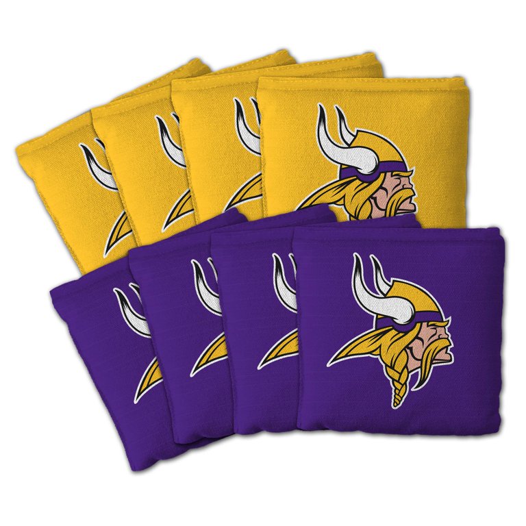 Minnesota Vikings 8pk Licensed Cornhole Bags - Walmart.com