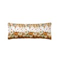 thumbnail image 3 of Pumpkins Fall Long Body Pillow Cover 20x60 Inch, Thanksgiving Eucalyptus Leaves Harvest Maple Decorative Pillowcase with Zipper, Microfiber Soft Breathable Long Pillowcases for Women, 3 of 9