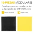 thumbnail image 4 of Piso Protector De Gimnasio Altera PG-NEAM Tatami Patron T C/10 Pz De 104.5 x 104.5 Cm Color Negro-Amarillo, 4 of 4