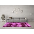 thumbnail image 3 of Ahgly Company Indoor Square Patchwork Pink Transitional Area Rugs, 5' Square, 3 of 4