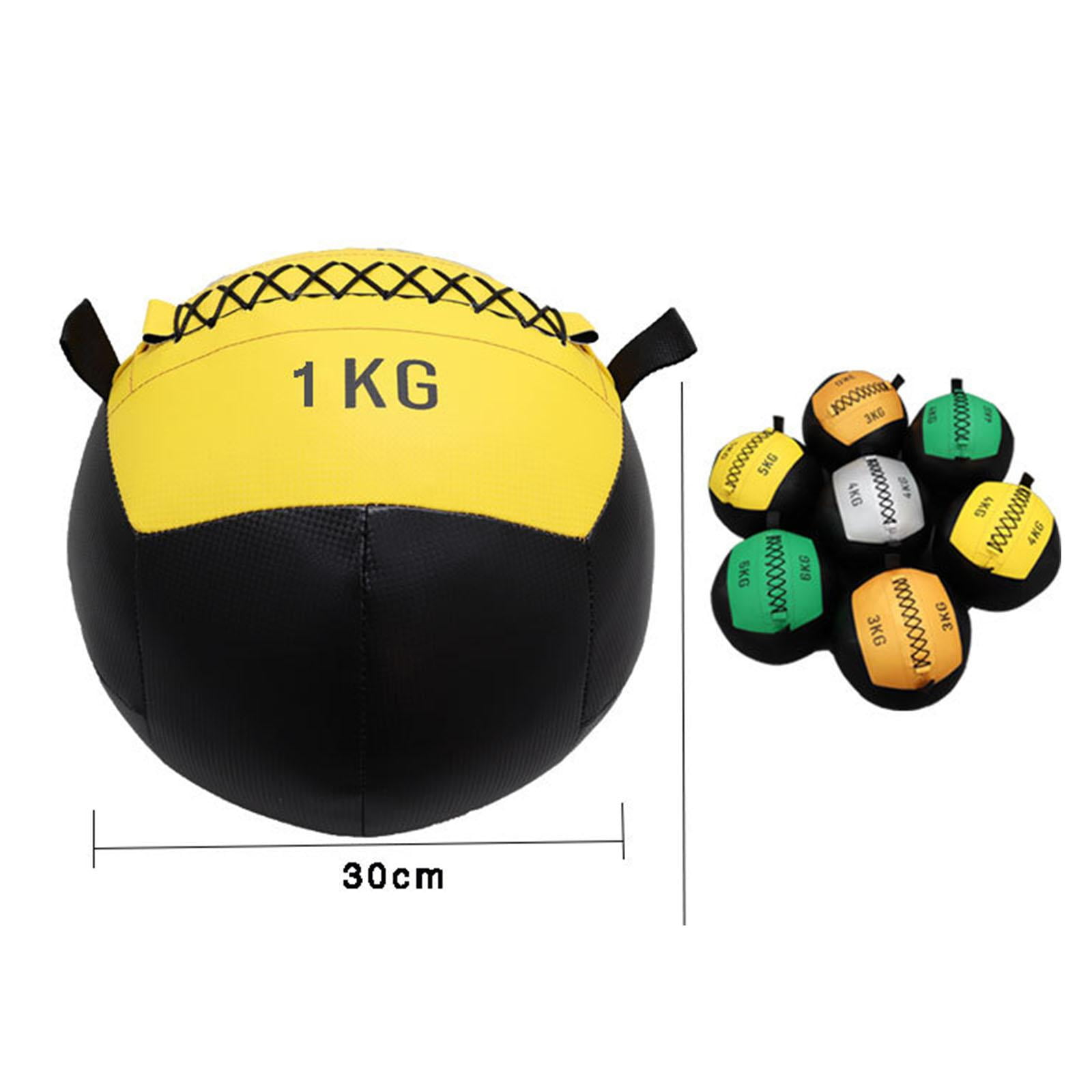 DimyFew Non - Slip Wall Mounted Exercise Ball for Weightlifting , Plyometrics , Cross