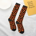 thumbnail image 5 of Knee High Socks for Men and Women, Pumpkin Fallen Leaves Althletic Compression Socks, Support Long Tube Socks for Outdoor Sport, Calf Socks, High Stockings for Women Men, 5 of 7