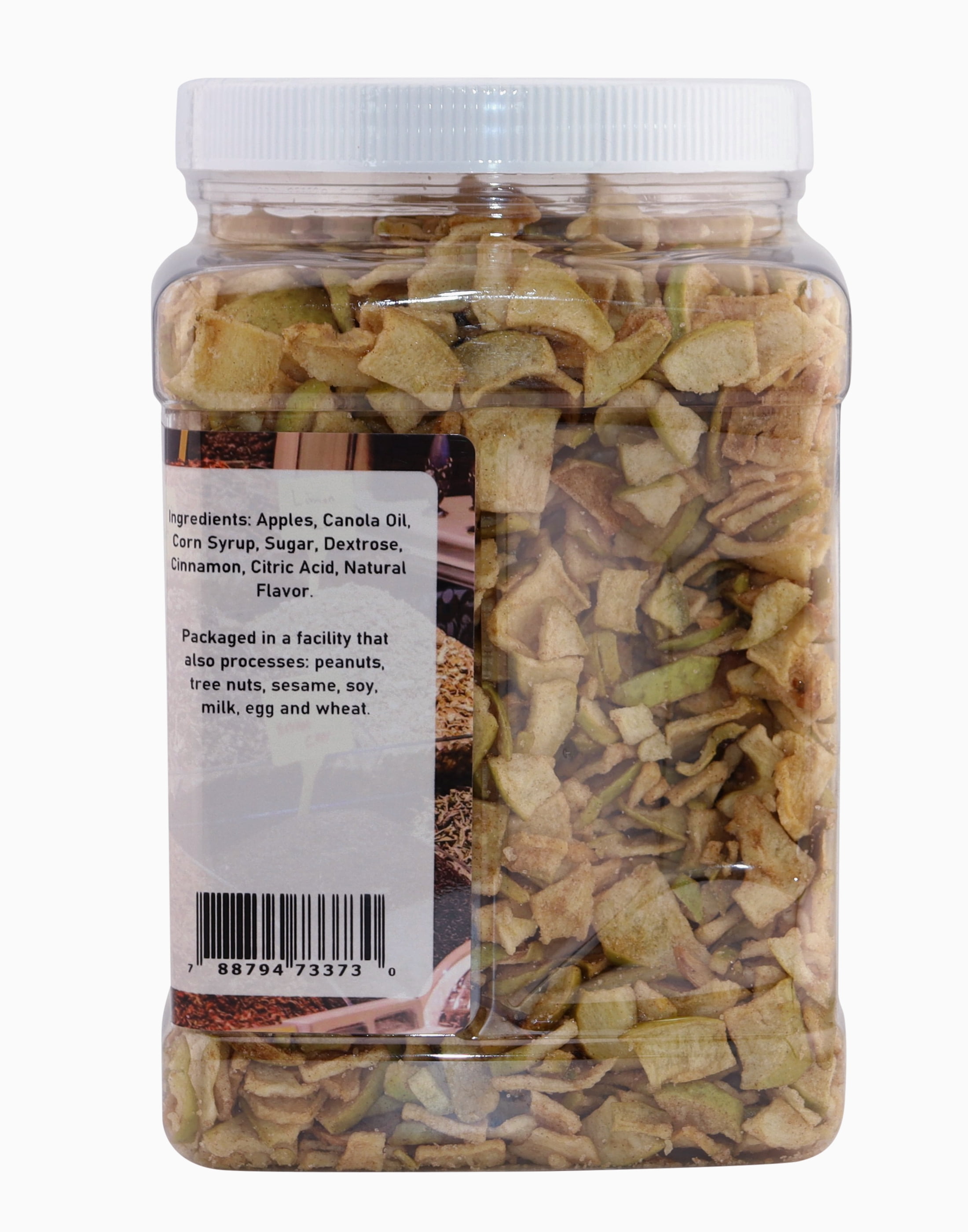 WinCrest Dried Cinnamon Apple Chips - 1 Lb Tub