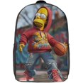 thumbnail image 1 of OSBELE Simpson Children's Backpacks,The Simpsons Kids Backpack Student Bookbags 3D Printed Teenagers Travel Backpacks, Large Capacity Rucksack, 1 of 5
