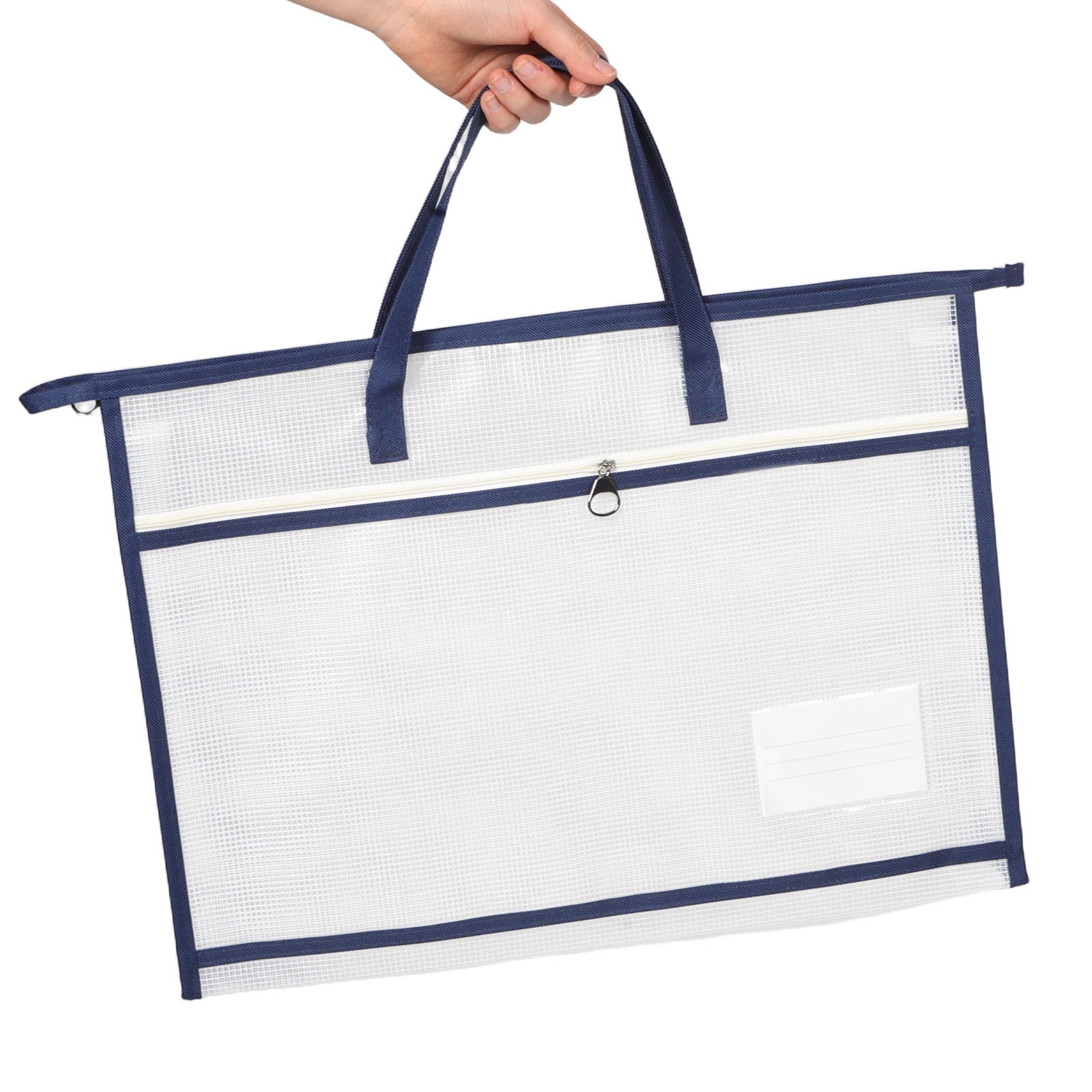 WRISTBIQUE Large Capacity Craft Storage Organizer Tote Bag, PVC, Assorted Colors, 6 Pieces for Art and Craft Supplies