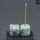 thumbnail image 1 of Soporte de incienso cuadrado de piedra de ágata de cristal natural, base de incienso, inserto de incienso de piedra de cristal, pequeños adornos, 1 of 6