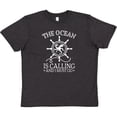 thumbnail image 3 of Inktastic Ocean is Calling Cute Nautical Octopus Youth T-Shirt, 3 of 5