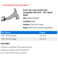 thumbnail image 2 of Front Left Lower Control Arm - Compatible with 2012 - 2017 Buick Regal 2013 2014 2015 2016, 2 of 2