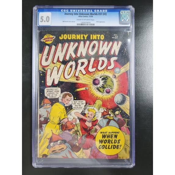 Journey Into Unknown Worlds #37 (#2) - CGC 5 Comic Book