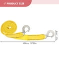 thumbnail image 3 of CUITING Vehicle Towing Strap Outdoor Towing Rope Portable Car Trailer Strap Outdoor Tow Rope with Hook, 3 of 7
