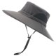 thumbnail image 1 of Hombres Sombrero para el sol Sombrero plegable de ala ancha Impermeable Verano Otoño Protección UV Vacaciones Montañismo Sombrero de viaje impermeable al aire libre Sombrero de pesca TUNC Sencillez, 1 of 4