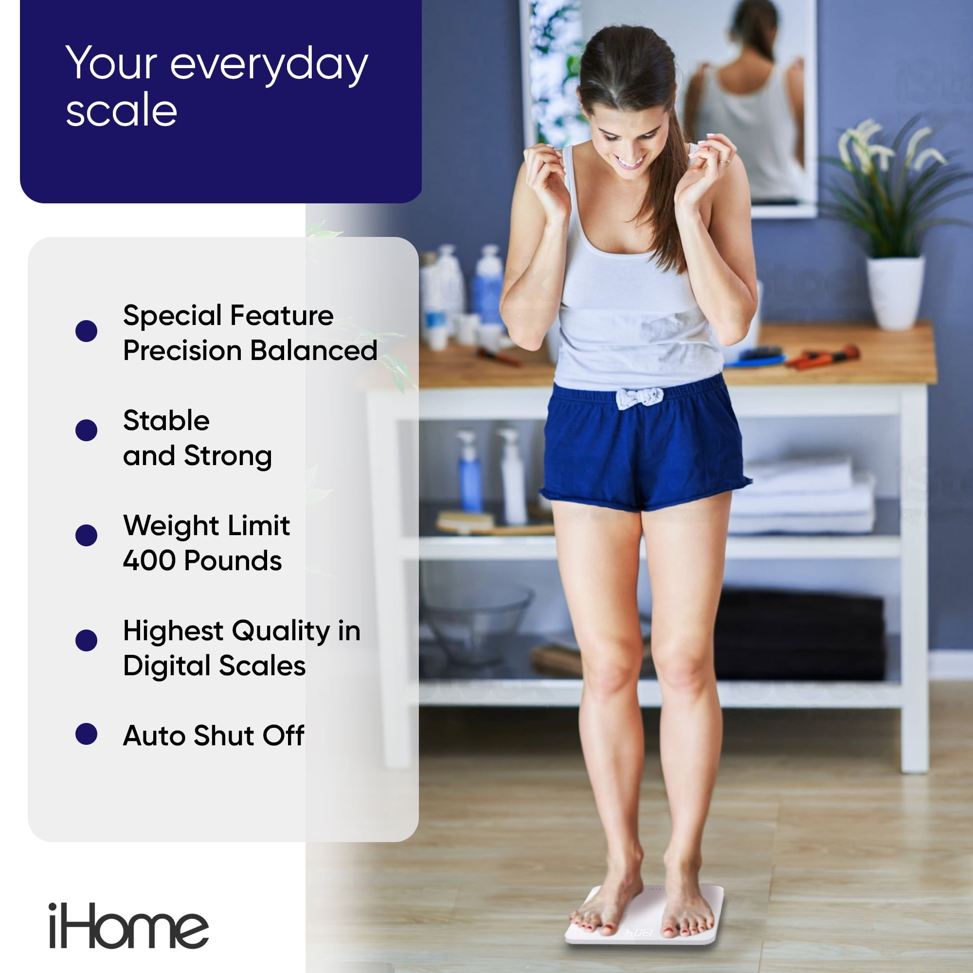 IHOME Digital Scale White - Yahoo Shopping