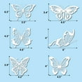thumbnail image 4 of 4 hojas de pegatinas anticolisión para ventana, adhesivos para ventana con tema de mariposa DIY, pegatinas de vidrio de PVC extraíbles para, 4 of 8