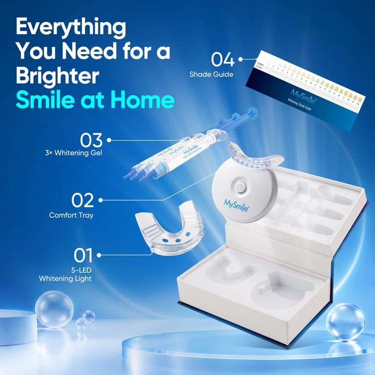 MySmile Teeth Whitening Kit with 5-LED Light and Gel photo 2