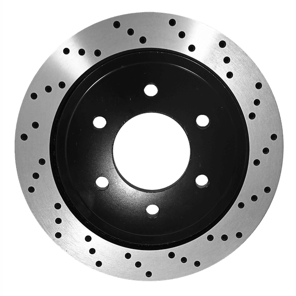 [Rear Drill Brake Rotors Ceramic Pads] Fit 00 01 Chevrolet Suburban 1500 SPC