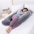 thumbnail image 2 of Soft Pregnant Pillow For Pregnant Women Cushion For Pregnant Maternity Support 130x70cm, 2 of 5