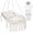 Beige, variant on Barara King Macrame Woven Hammock Swing Chair with 2 Detachable Cushions, Boho Style Hanging Seat for Indoor Bedroom Outdoor Patio, Beige
