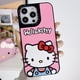 thumbnail image 1 of Caja del teléfono de dibujos animados 3D Hello Kitty para Iphone 15 15 pro max 14 14 promax, 1 of 4