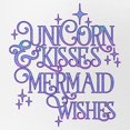 thumbnail image 2 of CafePress - UNICORN KISSES And MERMAID WISHES - Adjustable Unisex Printed Trucker Hat with Mesh Back, 2 of 10