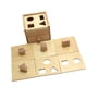 thumbnail image 3 of Clasificador de formas con bloques de formas, educativo, aprendizaje, cubo de actividades de juguete Montessori de desarrollo temprano para niños y, 3 of 9