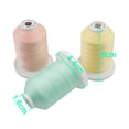thumbnail image 3 of New brothread 16 Pastel Colors 100% Mercerized Cotton Thread 30WT 600M(660Y), 3 of 7