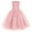 Pink, variant on Flowers Girls Tulle Lace Dress for Kids Wedding Bridesmaid Pageant Birthday Party Communion Formal Princess Prom Maxi Gown 6-7 Years White